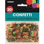 30th Birthday Confetti Table Decorations Multi-colour 45863
